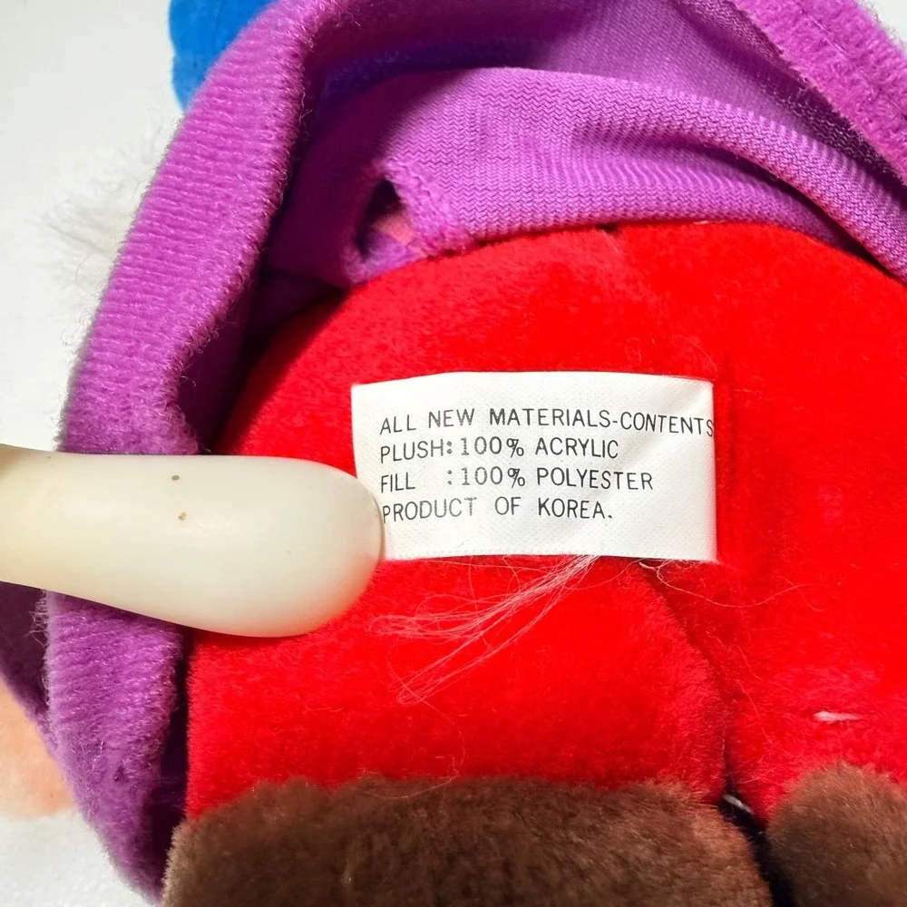 Vintage Disney Sneezy Plush 9
